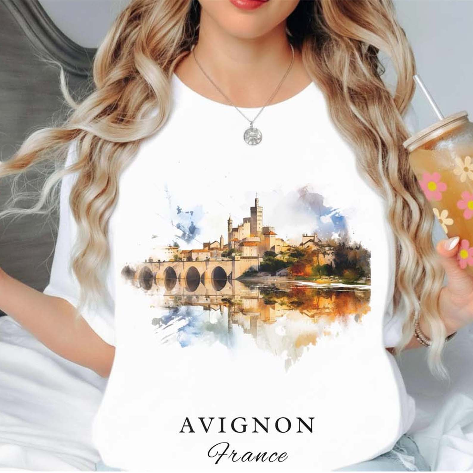 Avignon France Unisex Shirt Travel Gift France Trip Lover Souvenir Tee