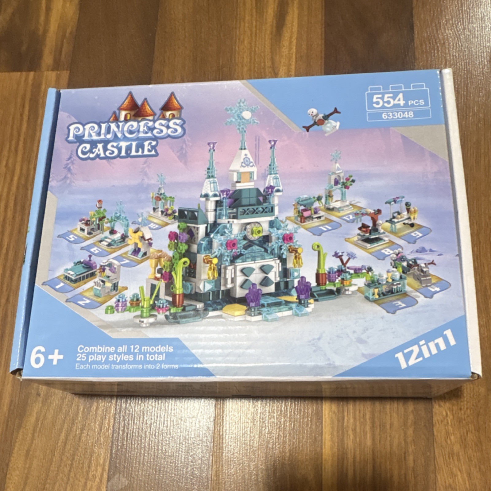 YASEW Princess Castle 12-in-1 Building Blocks Set 554 Pieces Interlocking YASEW Princess Castle 12-in-1 Building Blocks Set 554 Pieces Interlocking