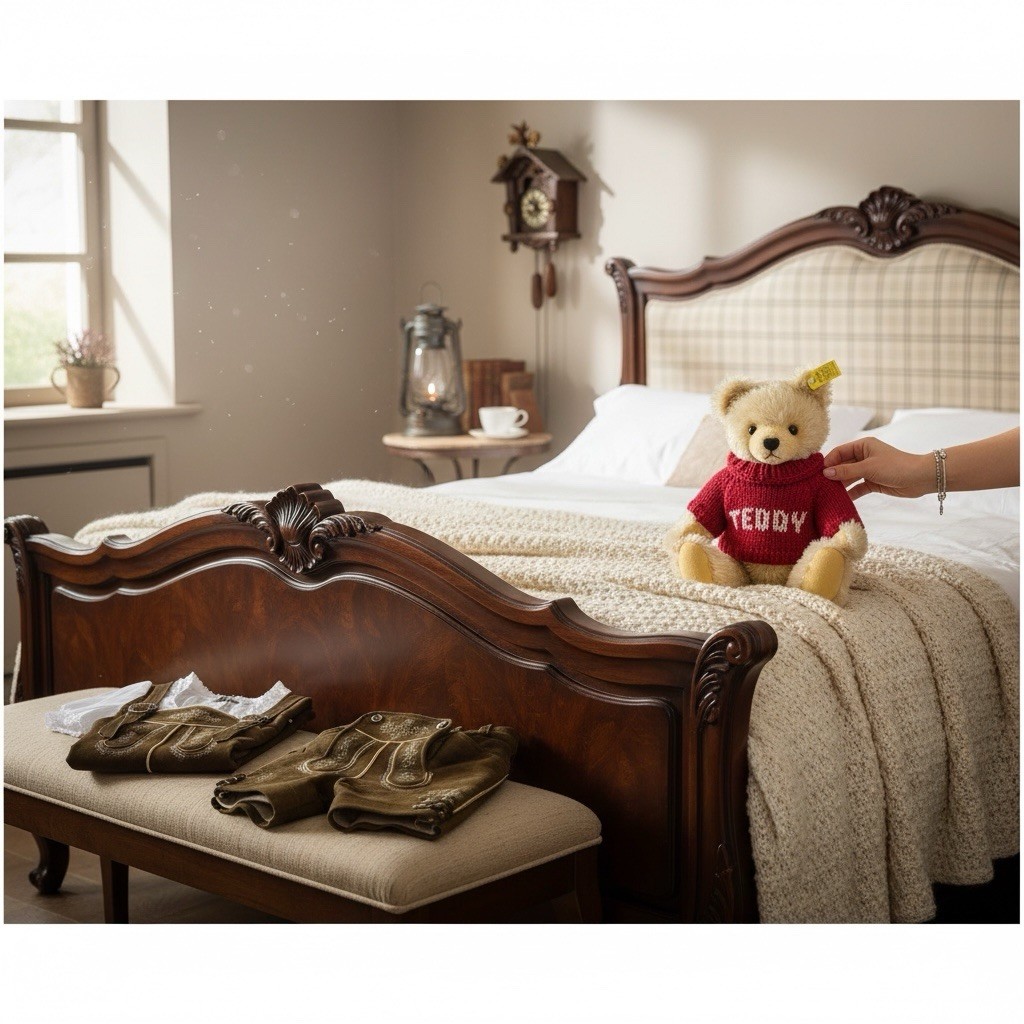 VTG 78-79 Steiff Original Teddy Bear 0201/26 10in Red Knit EDDY Sweater Austria VTG 78-79 Steiff Original Teddy Bear 0201/26 10in Red Knit EDDY Sweater Austria