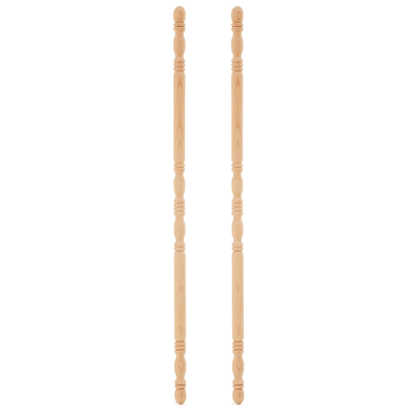 2 Pack Red Oak Corner Guards for Wall Decorative Wall Corner Protector 39-1/2...