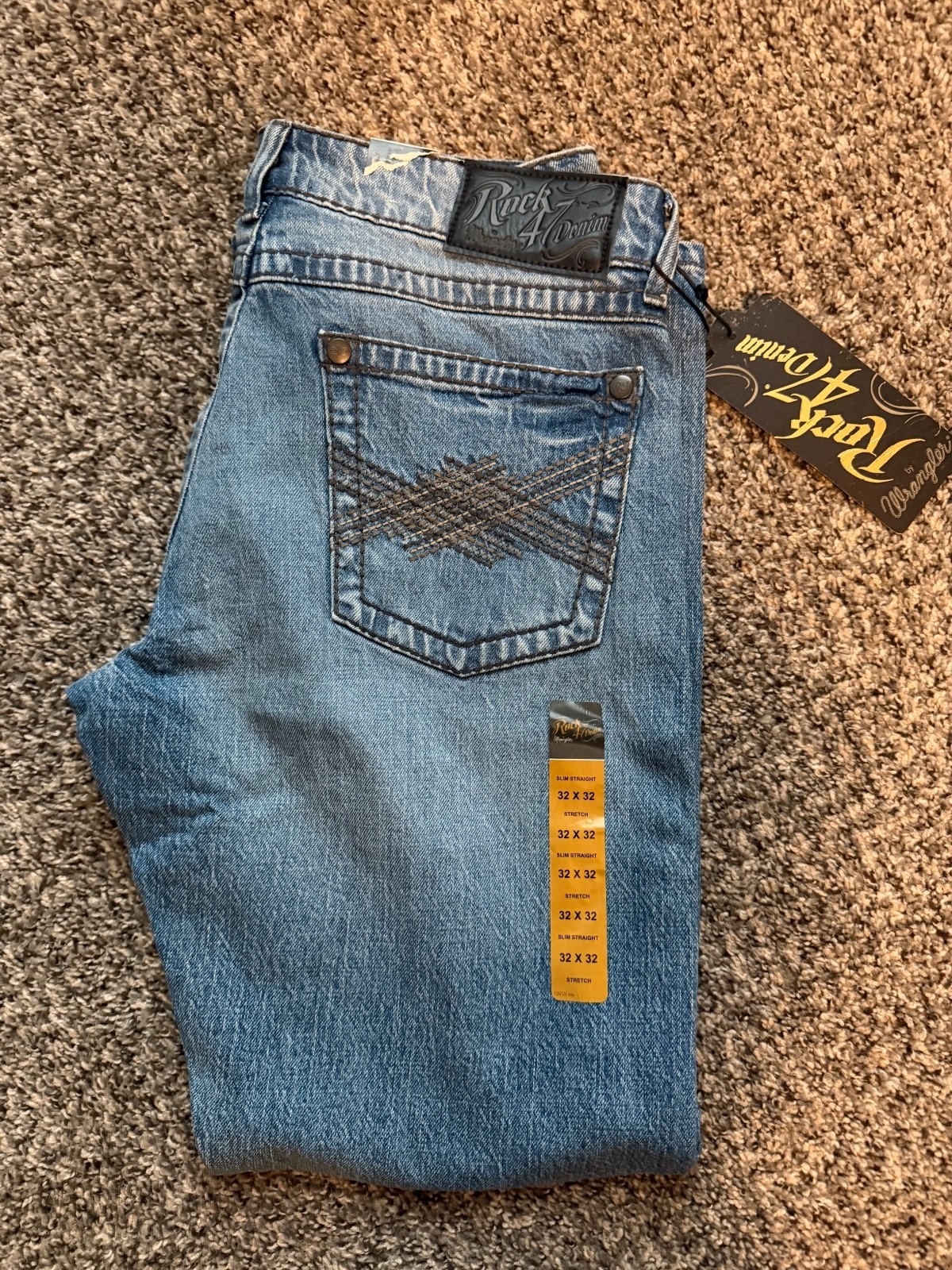 NWT Men’s Rock 47 Denim 32x32 NWT Men’s Rock 47 Denim 32x32