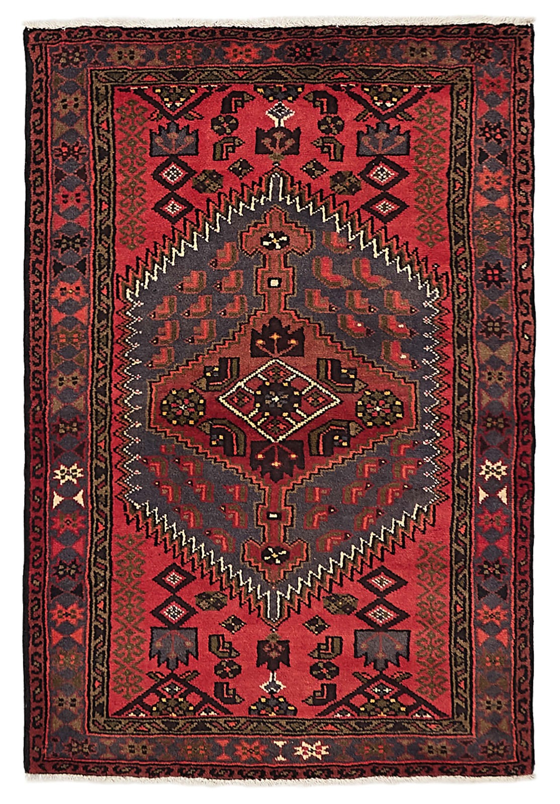 Traditional Vintage Hand-Knotted Area Rug 3\'3\