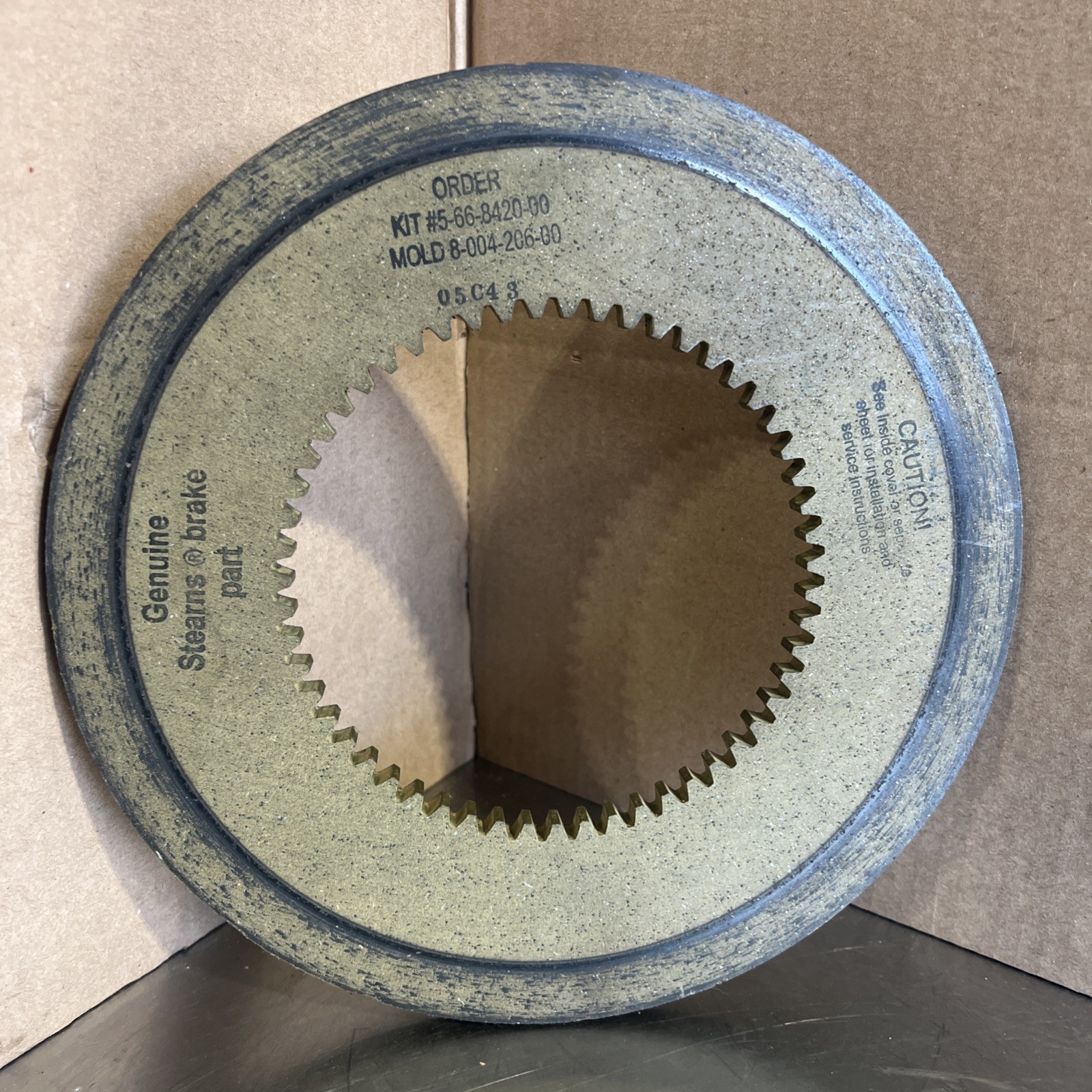 STEARNS 5-66-8420-00 FRICTION DISC MOLD 8-004-206-00 SAP Nos Surplus No Box