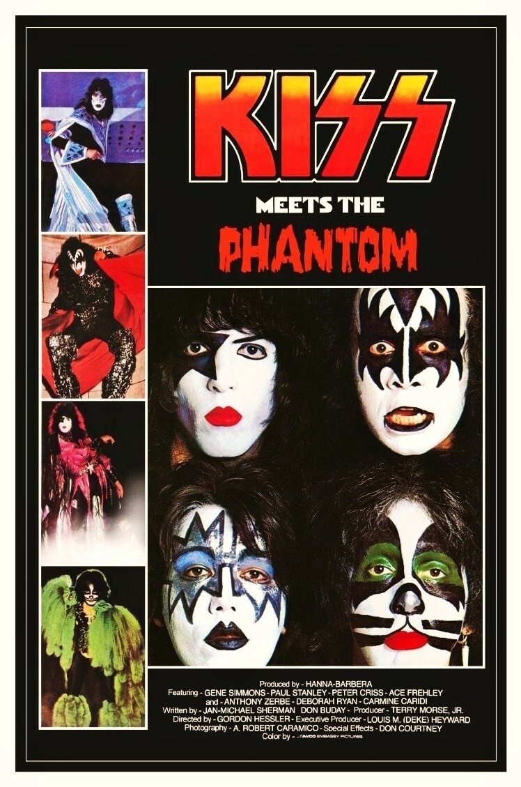 11.69x16.54 Kiss Meets the Phantom of the Park Movie Poster 1978
