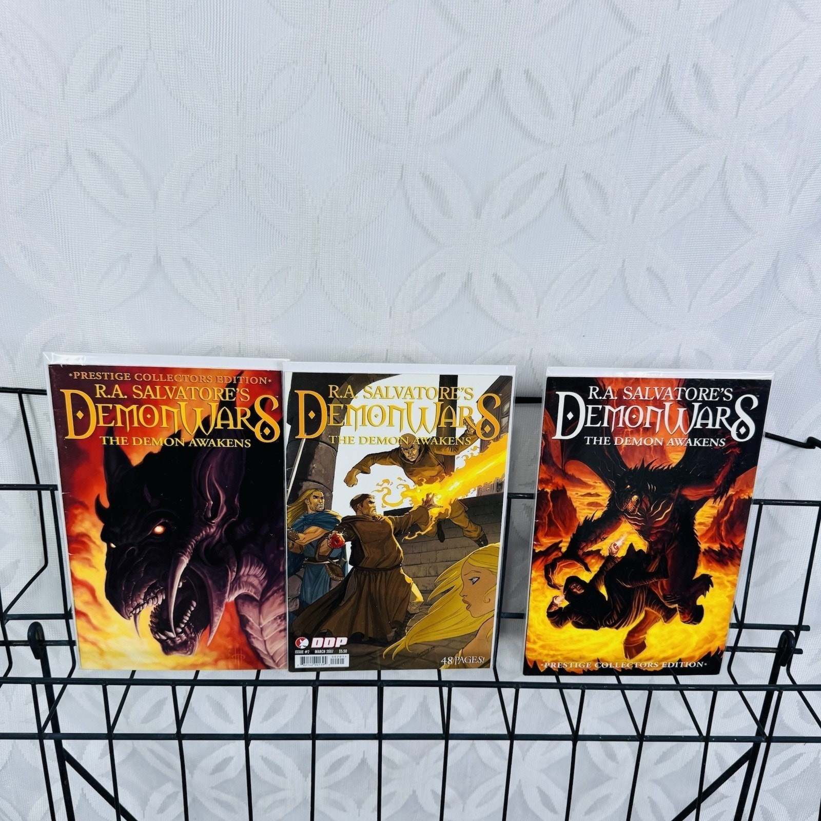 RA Salvatore's Demon Wars The Demon Awakens 1-3 Lot DDP 1st Print 2007 Prestige RA Salvatore's Demon Wars The Demon Awakens 1-3 Lot DDP 1st Print 2007 Prestige
