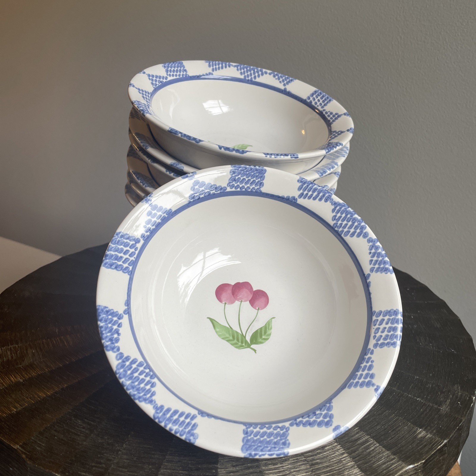 VTG PFALTZGRAFF Hopscotch Soup/Cereal Bowls, Plain, 8”, Set Of 8 VTG PFALTZGRAFF Hopscotch Soup/Cereal Bowls, Plain, 8”, Set Of 8
