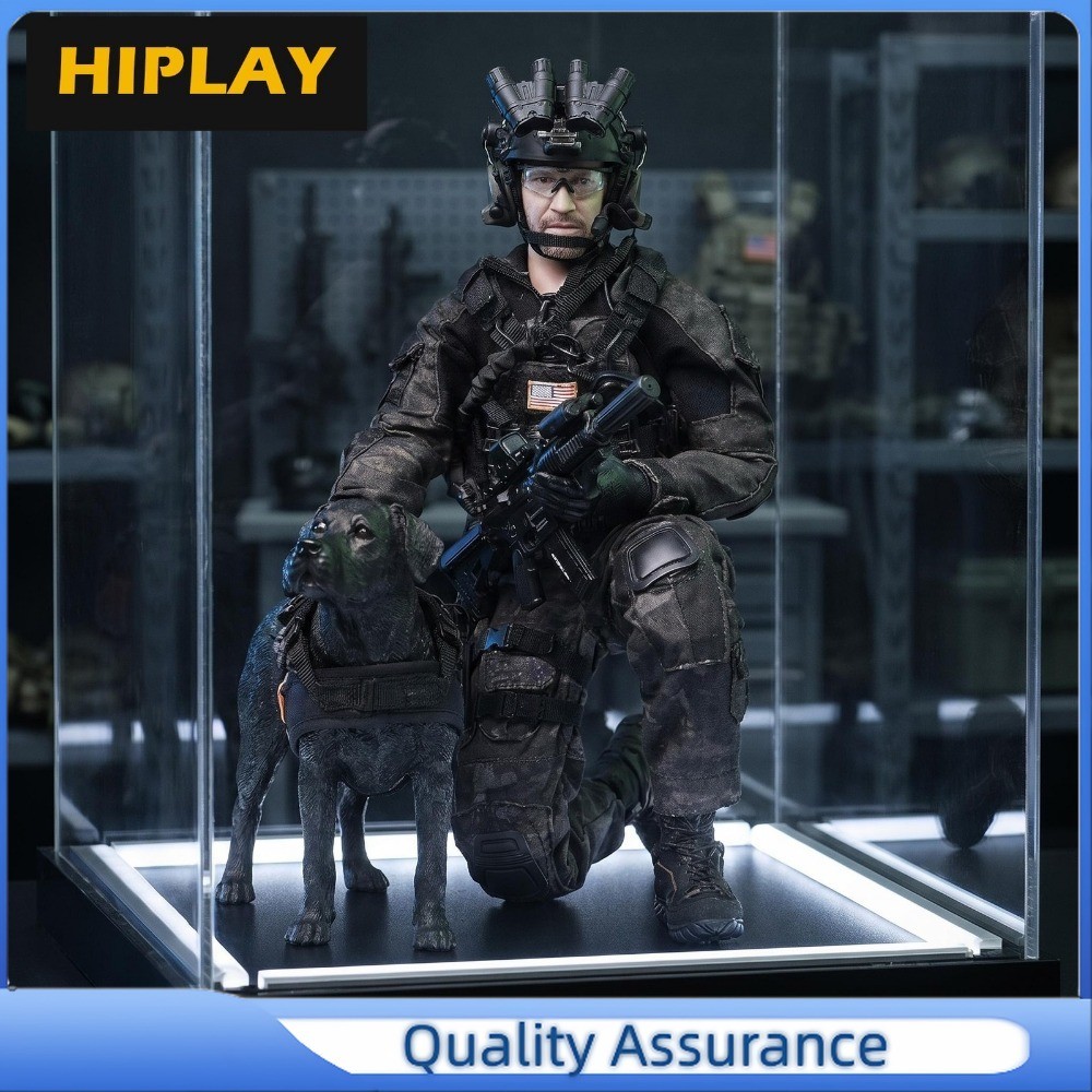 1PCS HIPLAY Mini Times Toys 1/6 US Navy SEAL Team HALO with K-9 Dog Action Figu
