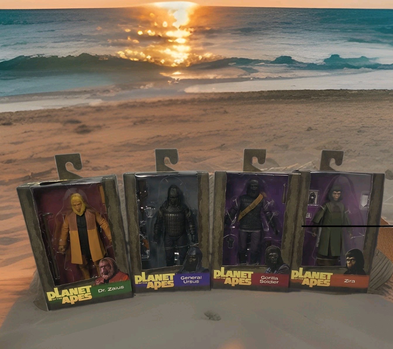 NECA Planet of the Apes Legacy Series 7-Inch 4-Pack