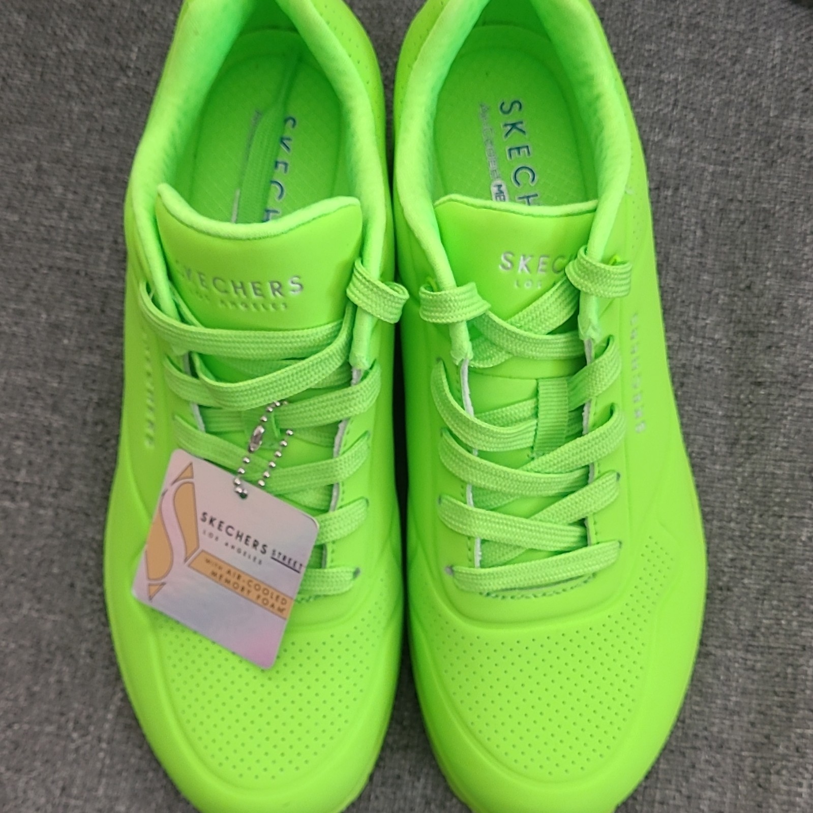 Skechers Uno Night Shades Neon Yellow Sneakers 73667 NYEL Womens 8 Low Top Skechers Uno Night Shades Neon Yellow Sneakers 73667 NYEL Womens 8 Low Top