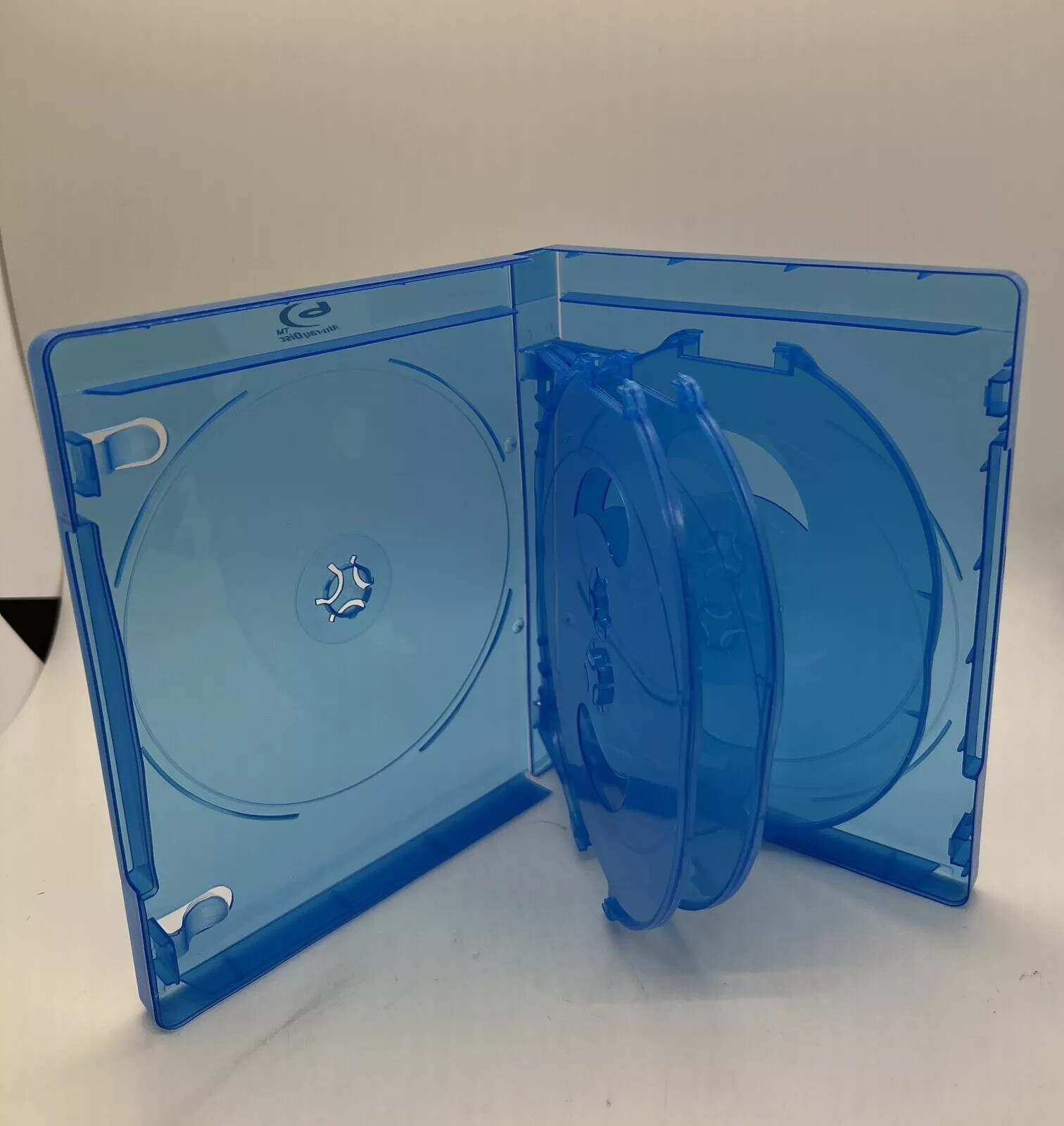 NEW 24MM BLU-RAY 8-DISC CASE WITH BLURAY LOGO, SLEEVE, BRBL2408 (P39F)