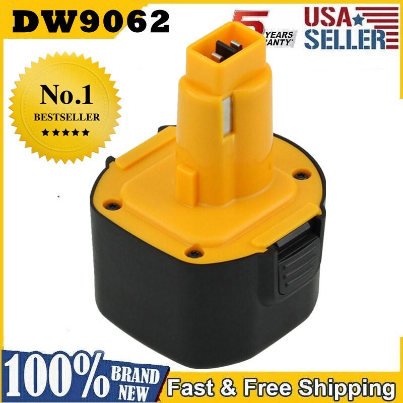 1~2PACK 9.6V Replacement for Dewalt 9.6 Volt Battery DW9062 DW9061 DE9036 DE9062
