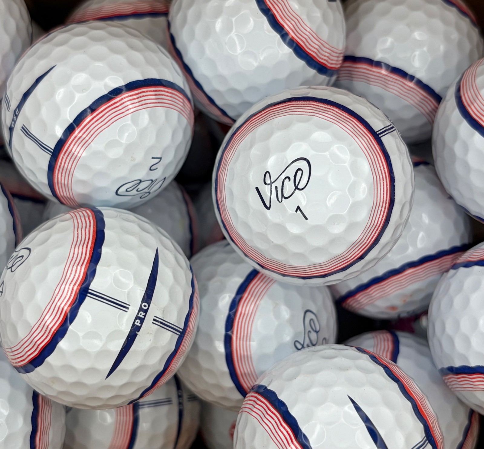 12 Vice Pro Golf Balls - Tracer - 5A MINT CONDITION 
