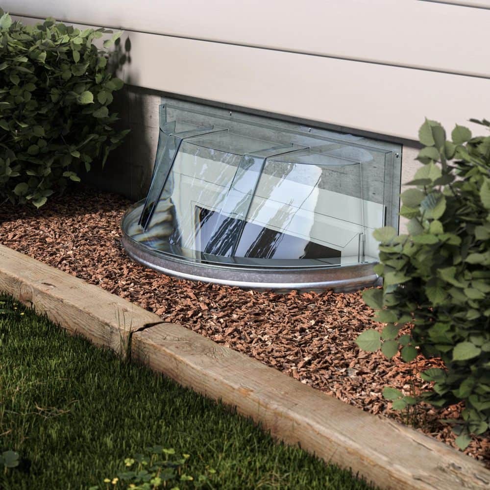 39 in. W x 17 in. D x 15 in. H Economy Round Bubble Window Well Cover 39 in. W x 17 in. D x 15 in. H Economy Round Bubble Window Well Cover