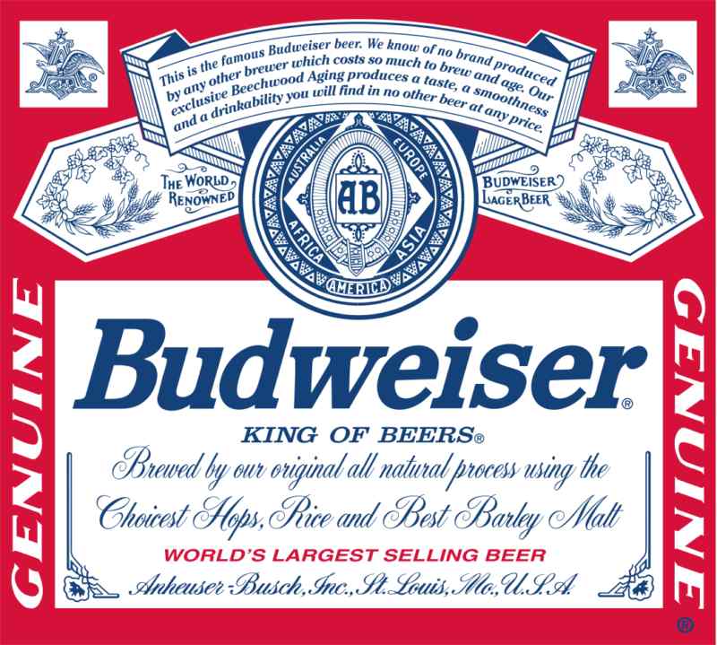 Budweiser Vinyl Sticker Decal 10