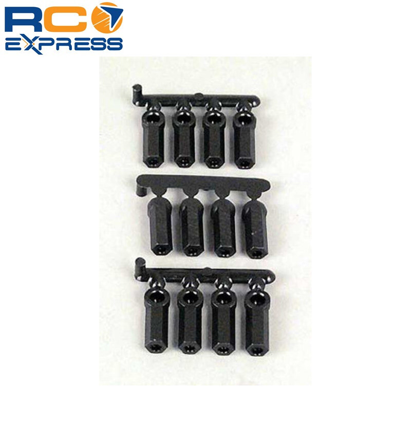 RPM R/C Products 4-40 HD Rod Ends Black: Losi / Associated RPM73372