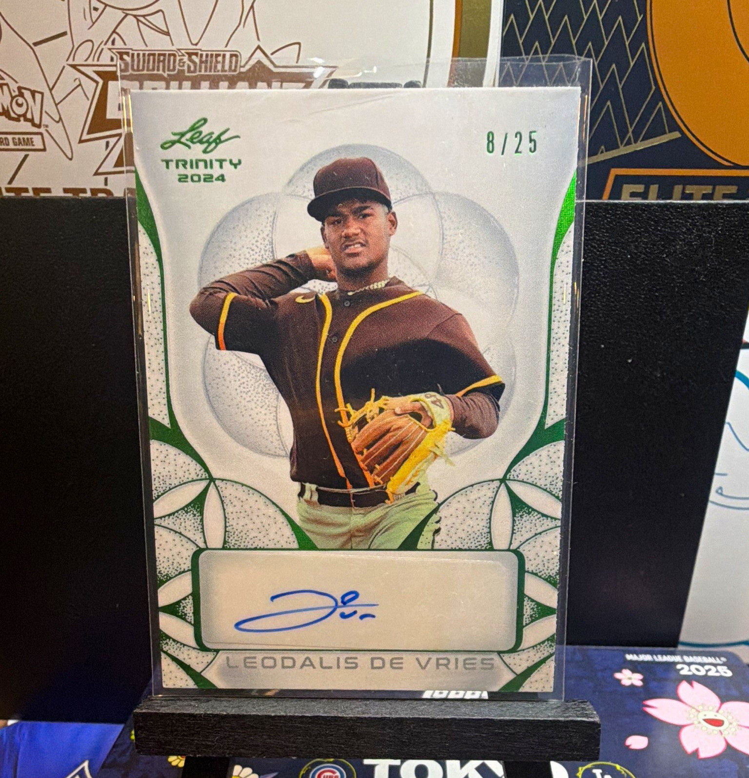 Leaf Trinity 2024 Leodalis De Vries Hard Signed Auto 100A San Diego /25