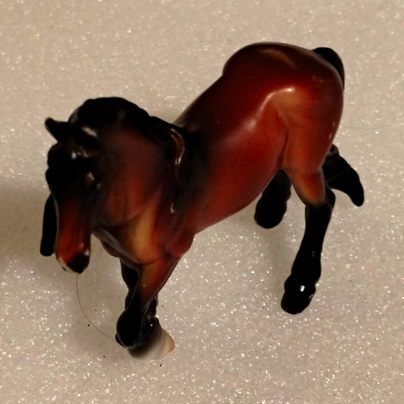 Breyer Brown & Black Horse Model Figurine, Plastic Miniature Collectible