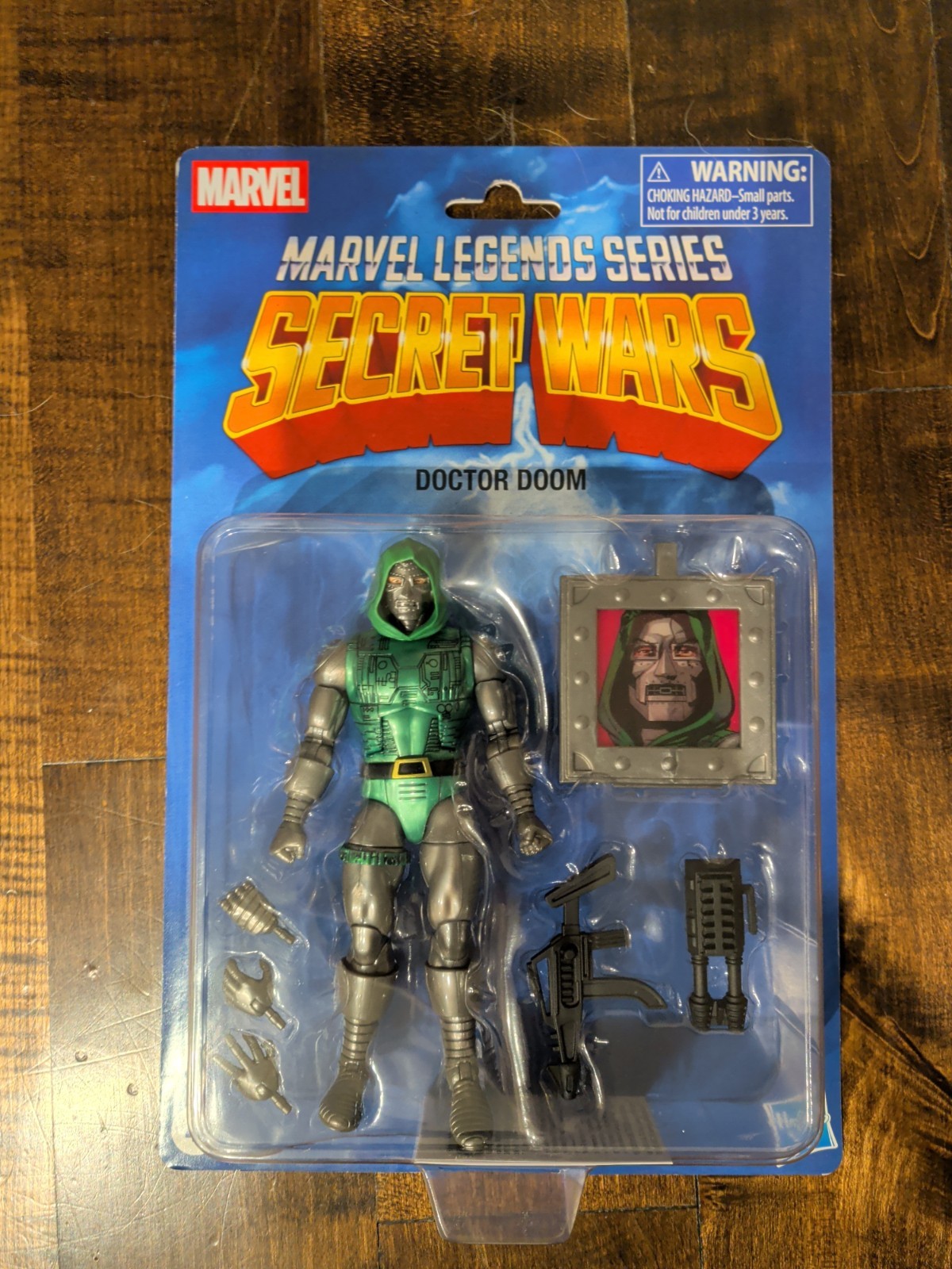 Doctor Doom Secret Wars Marvel Legends Retro Cardback Comics Version Hasbro Doctor Doom Secret Wars Marvel Legends Retro Cardback Comics Version Hasbro