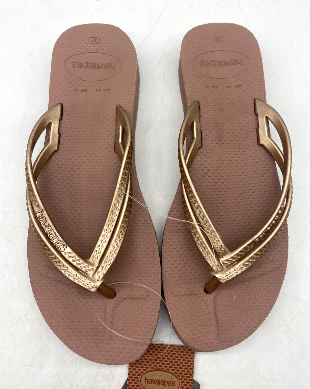 Havaianas Cappuccino Wedge Flip Flops Women\'s Sz 39 BR / 9.5 US Havaianas Cappuccino Wedge Flip Flops Women\'s Sz 39 BR / 9.5 US