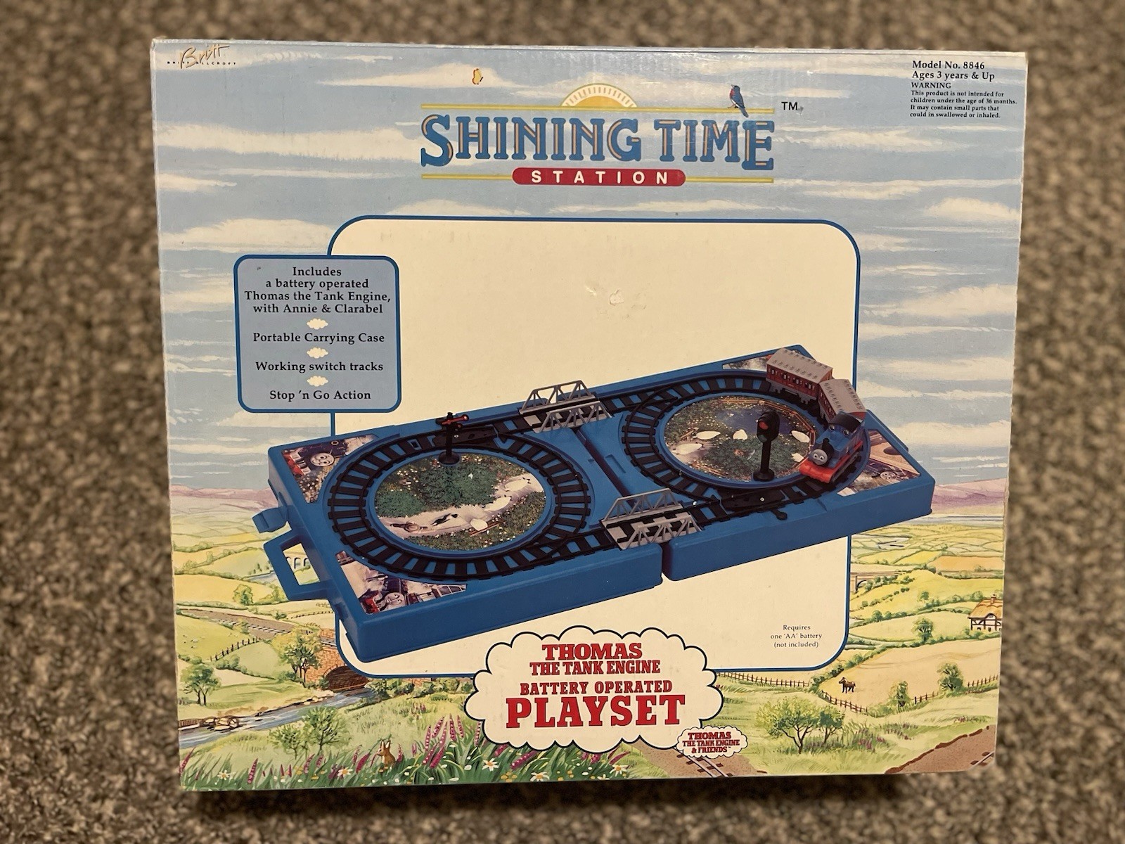 Vintage 1992 Thomas The Tank Engine & Friends Playset Case Track Set NEW