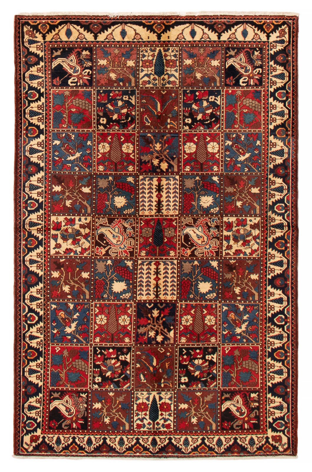 Traditional Vintage Hand-Knotted Area Rug 5\'3\