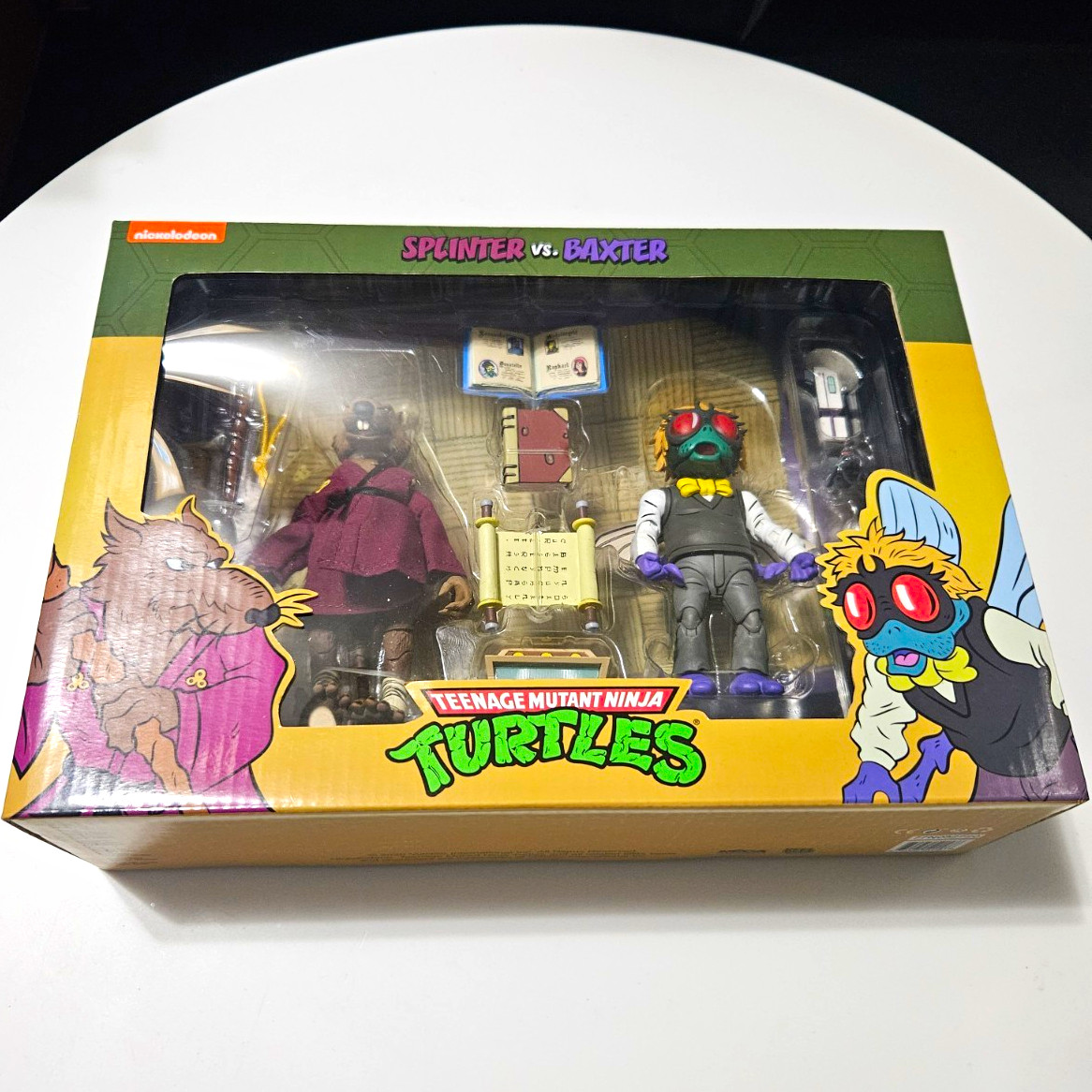 Nickelodeon TMNT Splinter vs Baxter Stockman Boxed Action Figure Set 2020 Nickelodeon TMNT Splinter vs Baxter Stockman Boxed Action Figure Set 2020