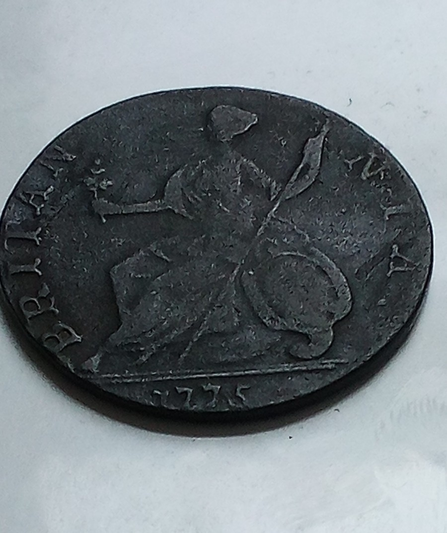 1775 George III (3rd) halfpenny
