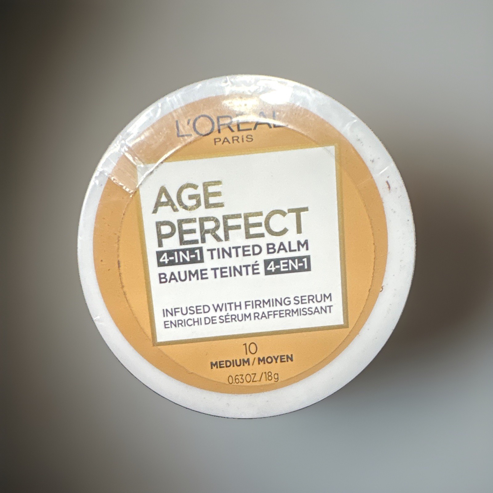L\'Oréal Paris Age Perfect 4-in-1 Firming Satin Tinted Balm Medium 10 0.63oz L\'Oréal Paris Age Perfect 4-in-1 Firming Satin Tinted Balm Medium 10 0.63oz