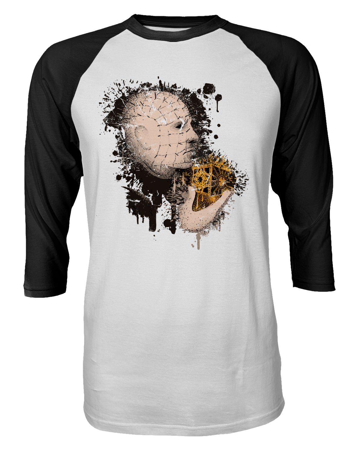 Cenobites Halloween Horror Shirt Hellraiser Quarter Sleeve Men\'s T-Shirt