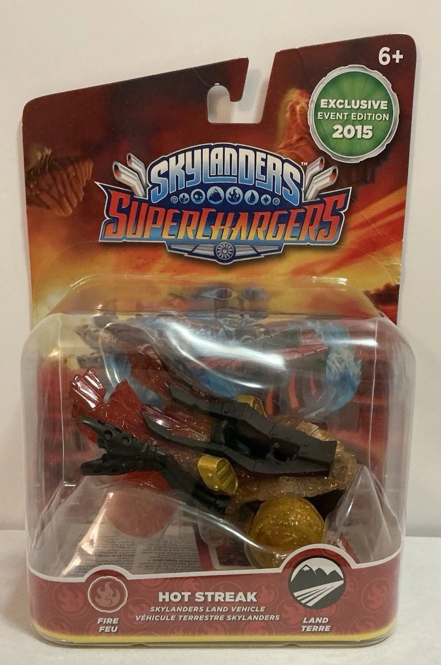 SKYLANDERS SUPERCHARGERS HOT STREAK E3 EXCLUSIVE EVENT EDITION 2015 NEW SEALED