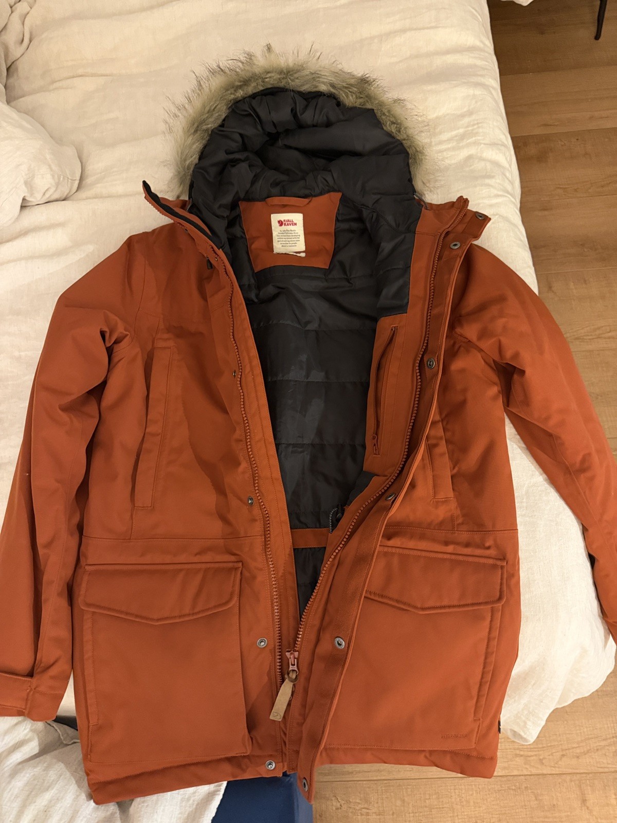 FjallRaven Nuuk Lite Parka M (S) Autumn Leaf FjallRaven Nuuk Lite Parka M (S) Autumn Leaf