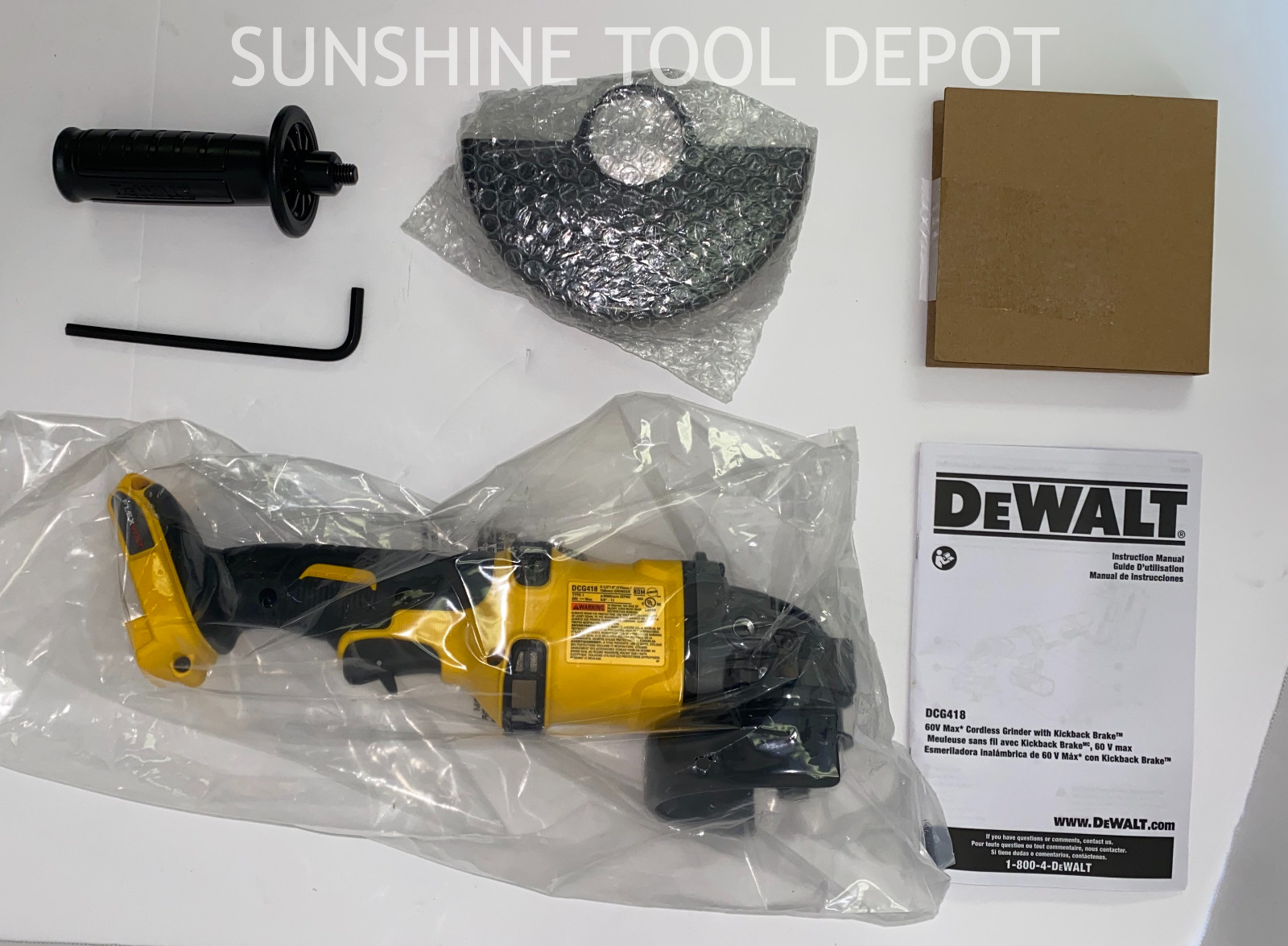 Dewalt DCG418B FLEXVOLT 60V MAX Brushless 4.5