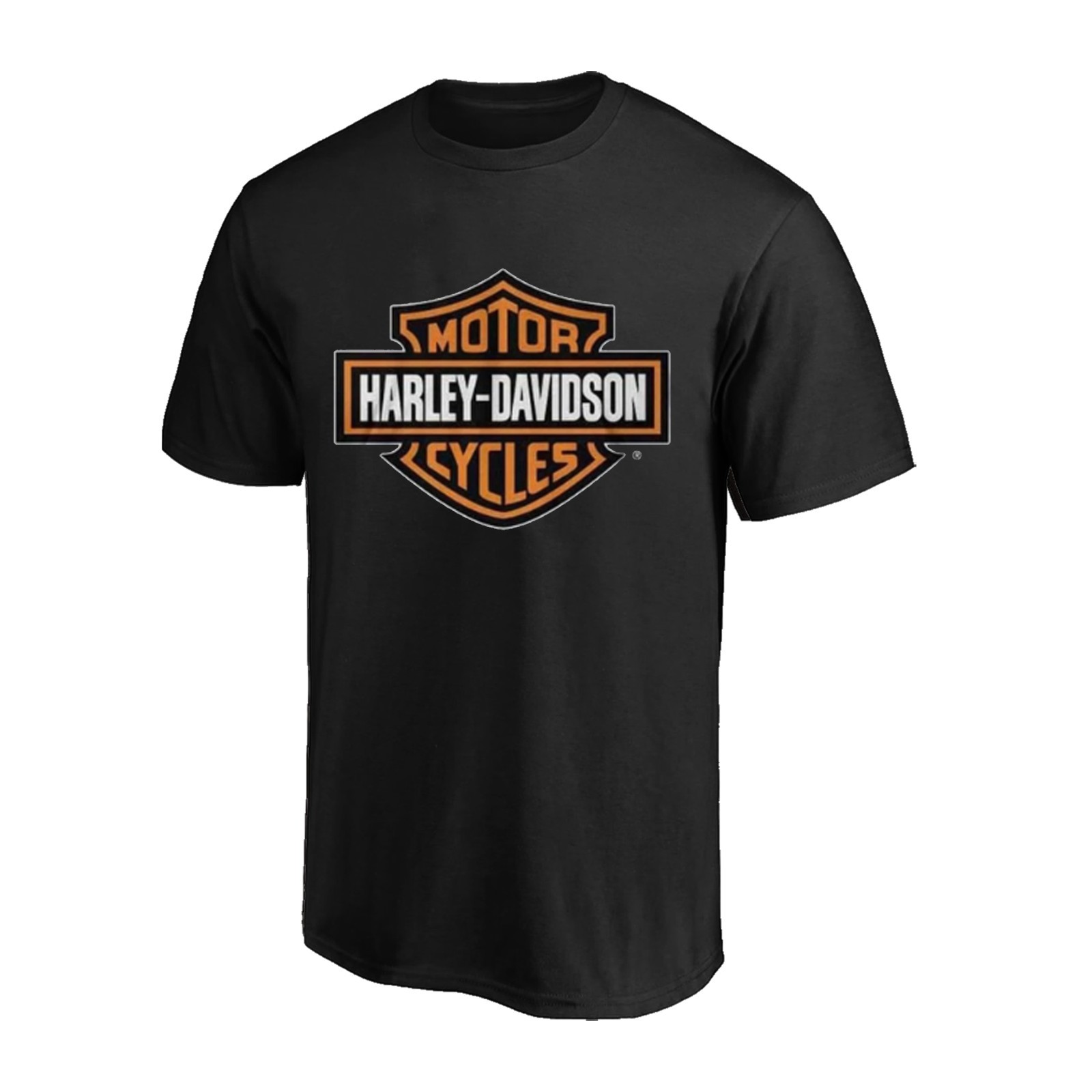 💥HOT ITEM - Harley-Davidson Men's Orange Bar & Shield Black T-Shirt Gildan