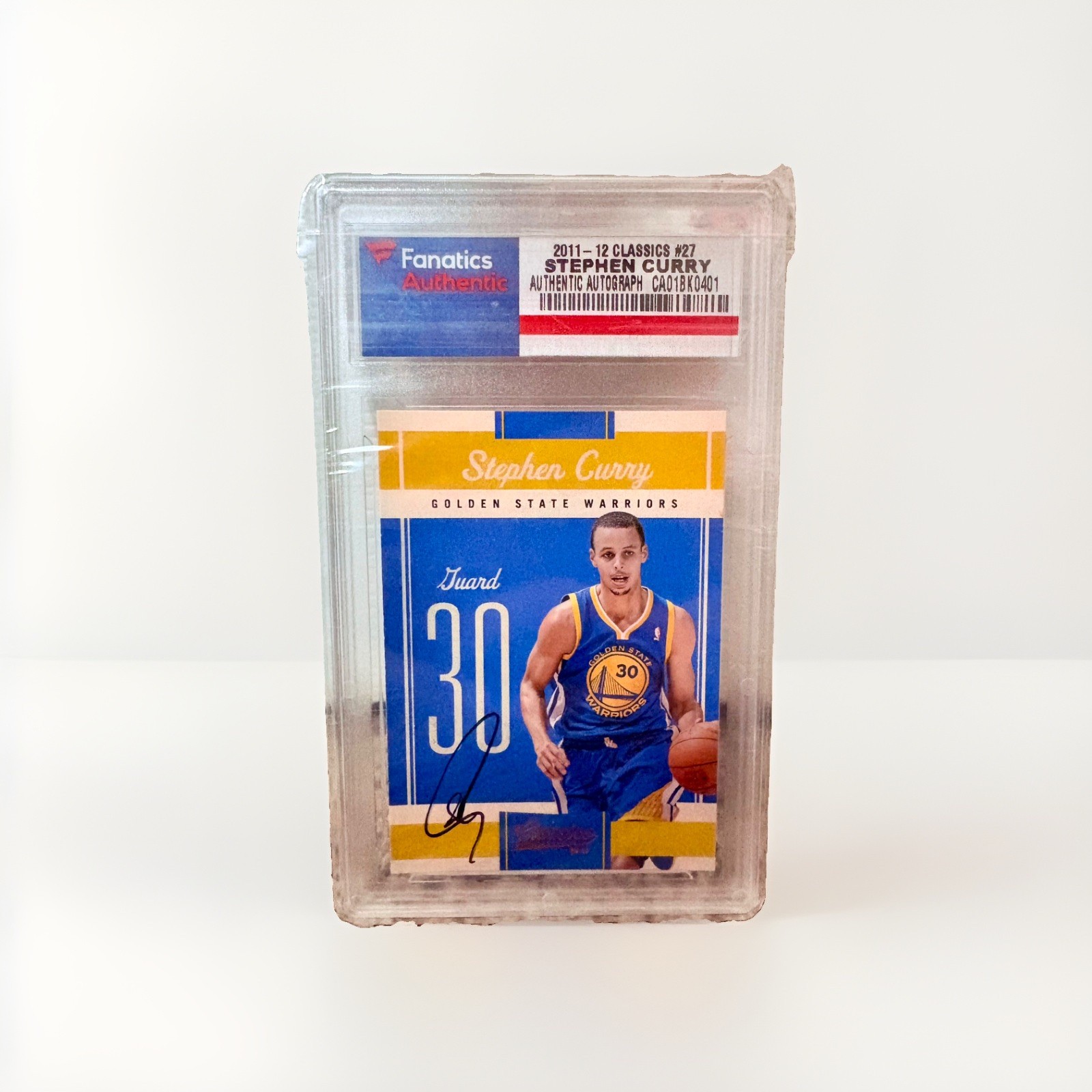 2011-12 Panini Classics Stephen Curry #27 (Fanatics Authenticated Autograph)
