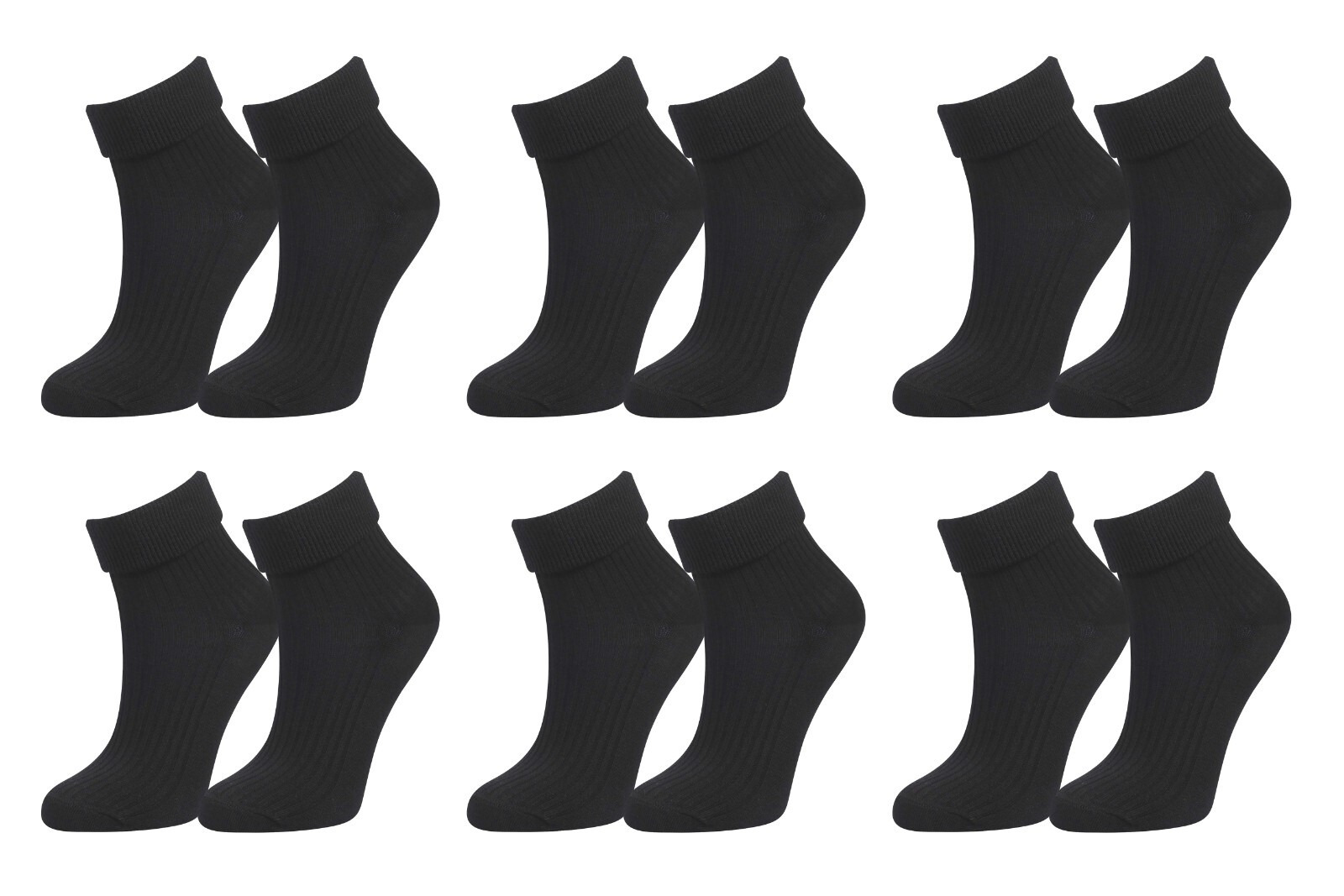 tittimitti 98% Organic Cotton Luxury Women\'s Socks 6-Pack tittimitti 98% Organic Cotton Luxury Women\'s Socks 6-Pack