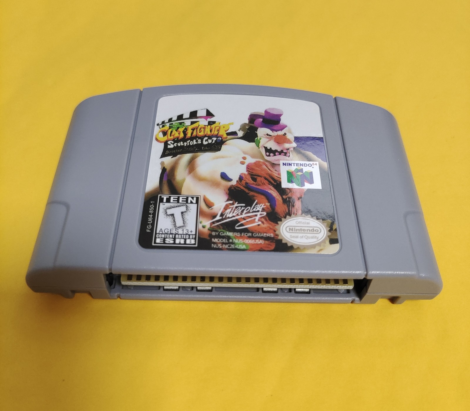 N64 Clay Fighter Sculptor's Cut N64 Clay Fighter Sculptor's Cut