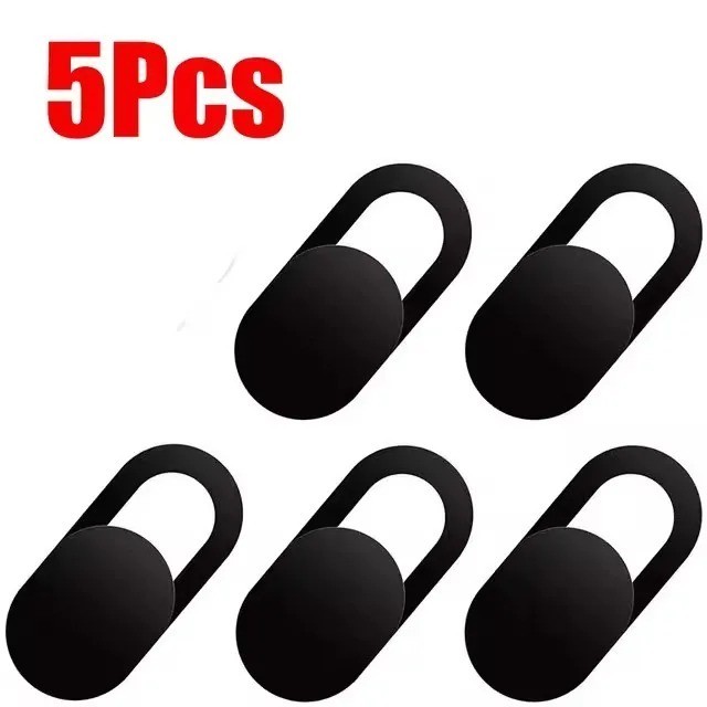 5Pcs Black Universal Webcam Privacy Cover Slider Ultra Thin Camera Block HD 5Pcs Black Universal Webcam Privacy Cover Slider Ultra Thin Camera Block HD