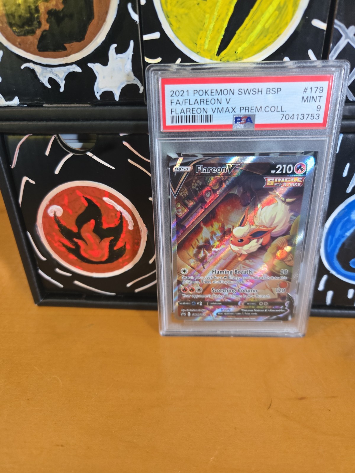Flareon V SWSH179 SWSH: Sword & Shield Promo Cards Holo
