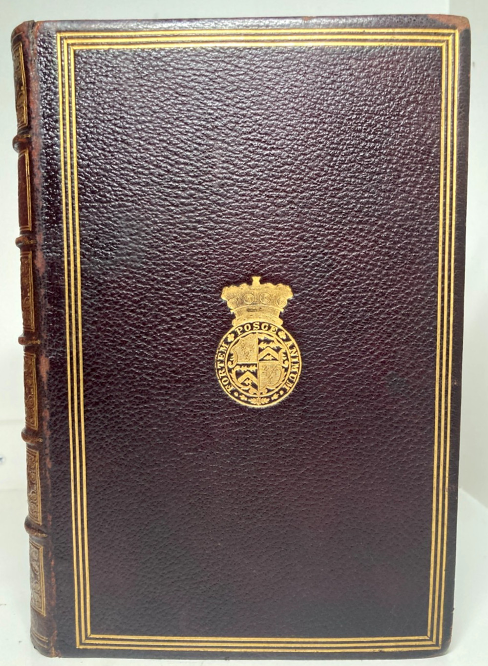 1877 SPENSER Works WINCHESTER Prize Binding Saye & Sele Arms Full Morocco