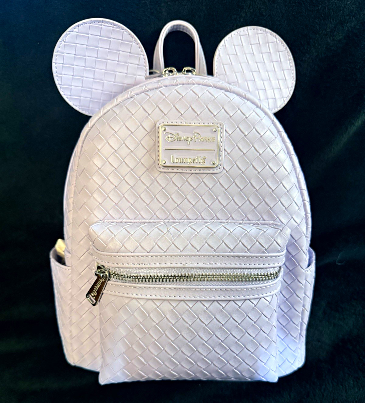 Loungefly Disney Parks Mickey Mouse Ear Mini Backpack, Lavender Color
