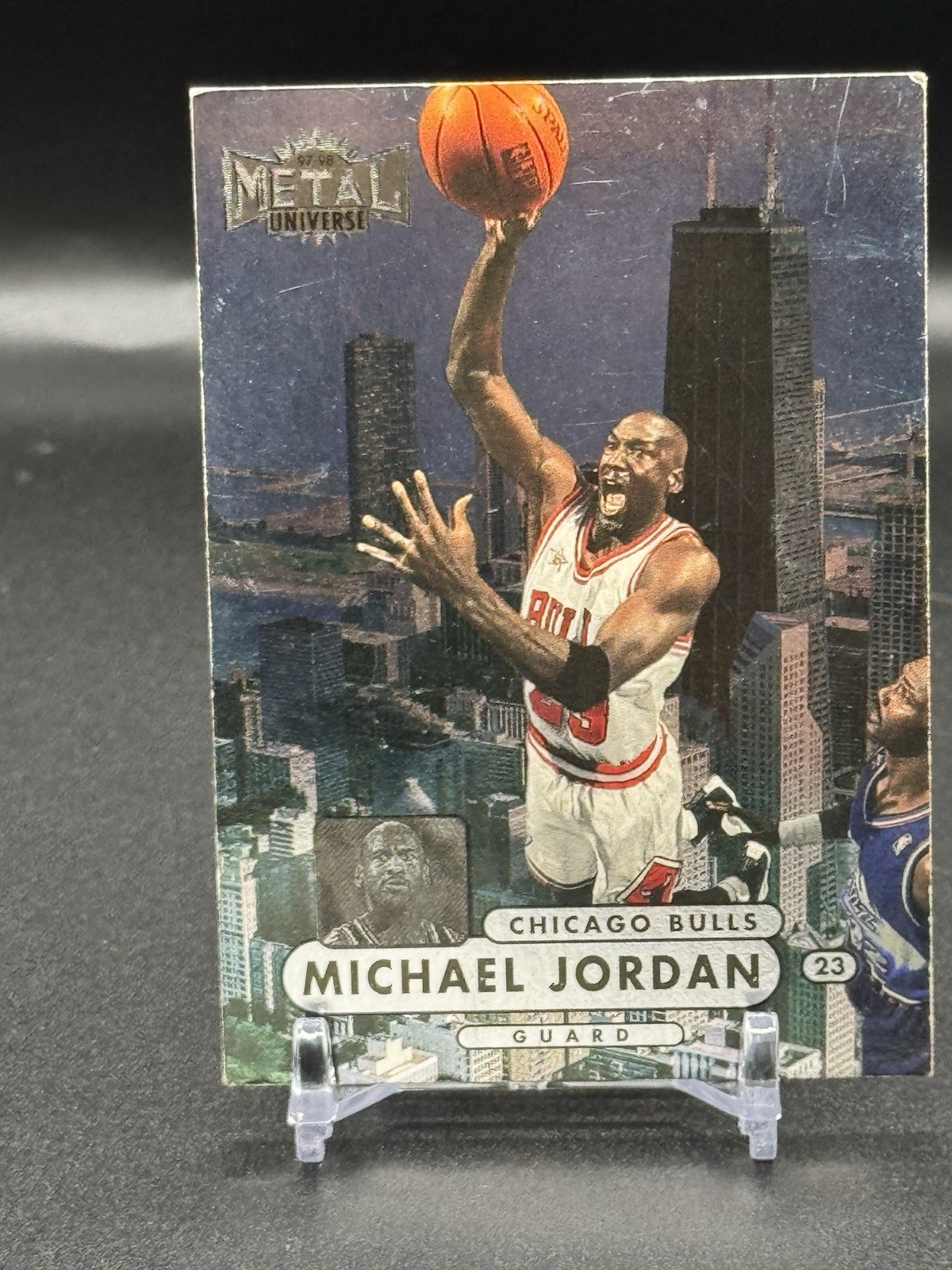 1997-1998 SkyBox Metal Universe Championship Michael Jordan #23