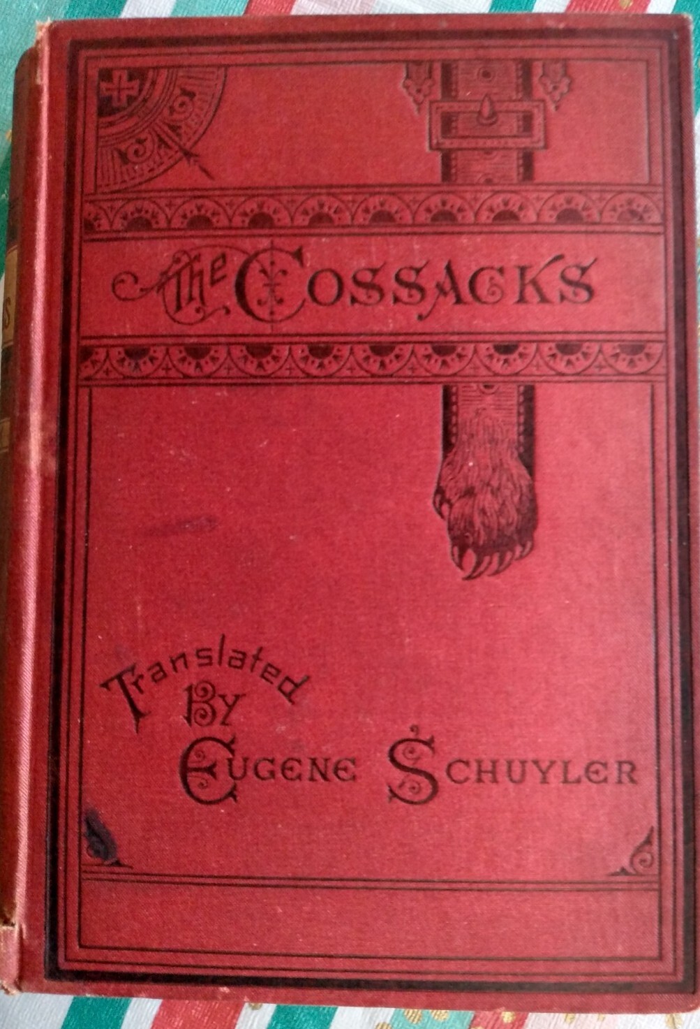 The Cossacks -book translated by Eugene Schuyler-rare first edition.