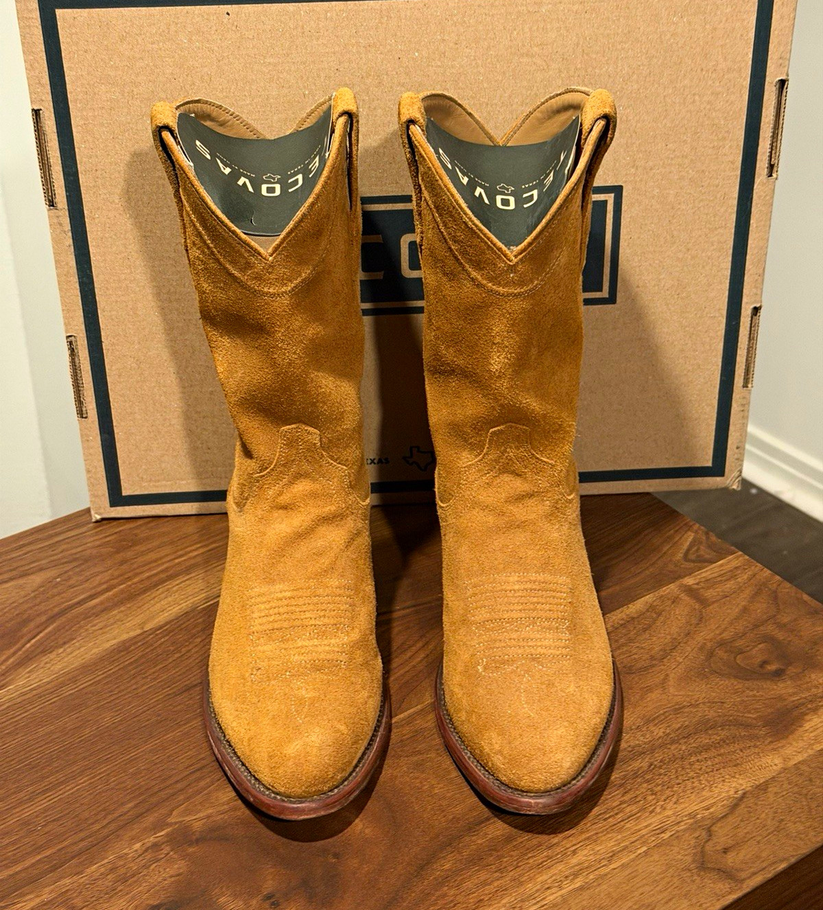 Tecovas The Johnny Honey Suede Western Boots Men’s US 9D MPN TJHM1008-1 Tecovas The Johnny Honey Suede Western Boots Men’s US 9D MPN TJHM1008-1