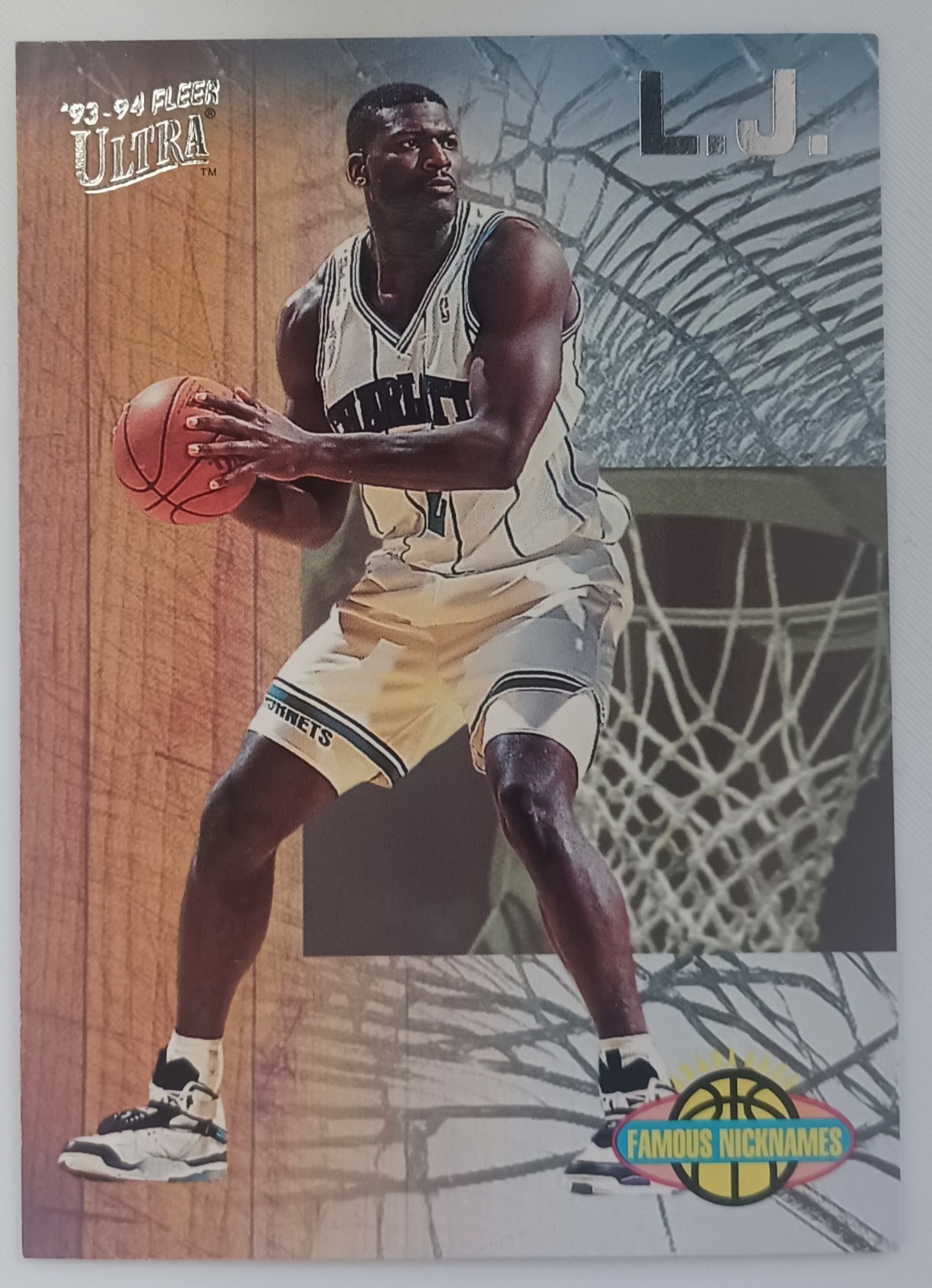 Special Insert #6 of 15 1993-94 Fleer Ultra(Famous Nicknames) Larry Johnson L.J.