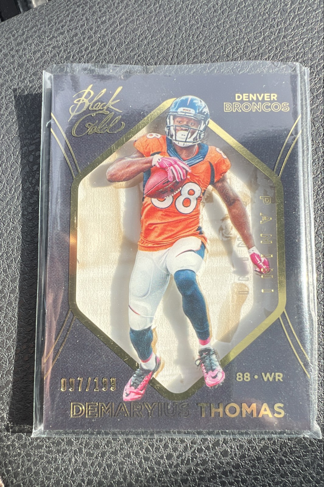 2014 Panini Black Gold - Demaryius Thomas #28 /199 2014 Panini Black Gold - Demaryius Thomas #28 /199