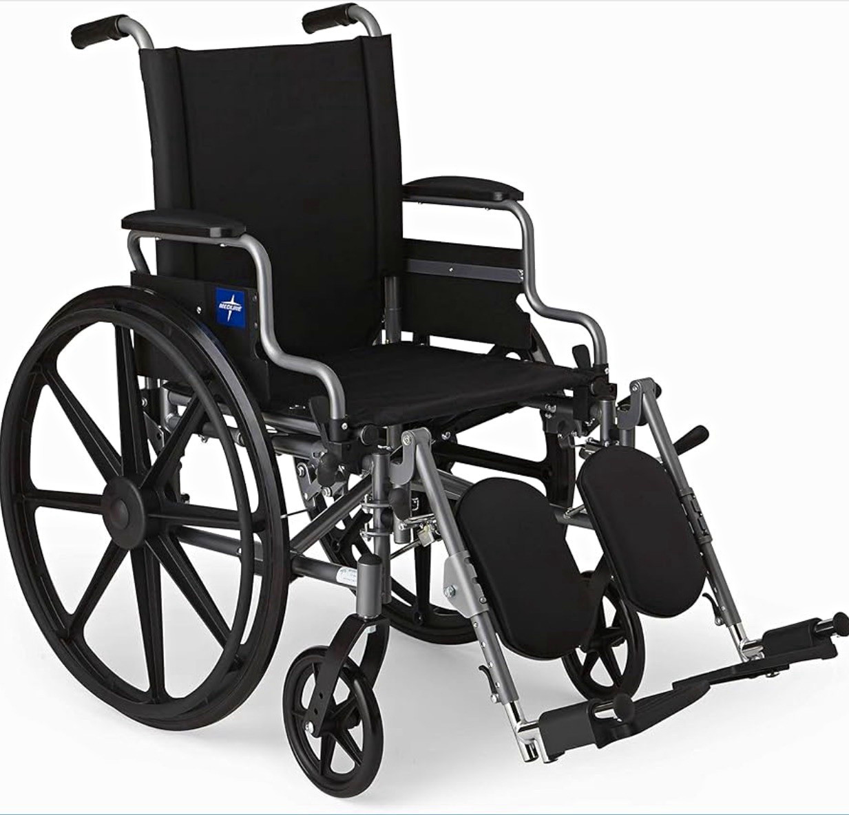 Medline Guardian K4 Manual Wheelchair Foldable Swing-Away Legrests 300 lb