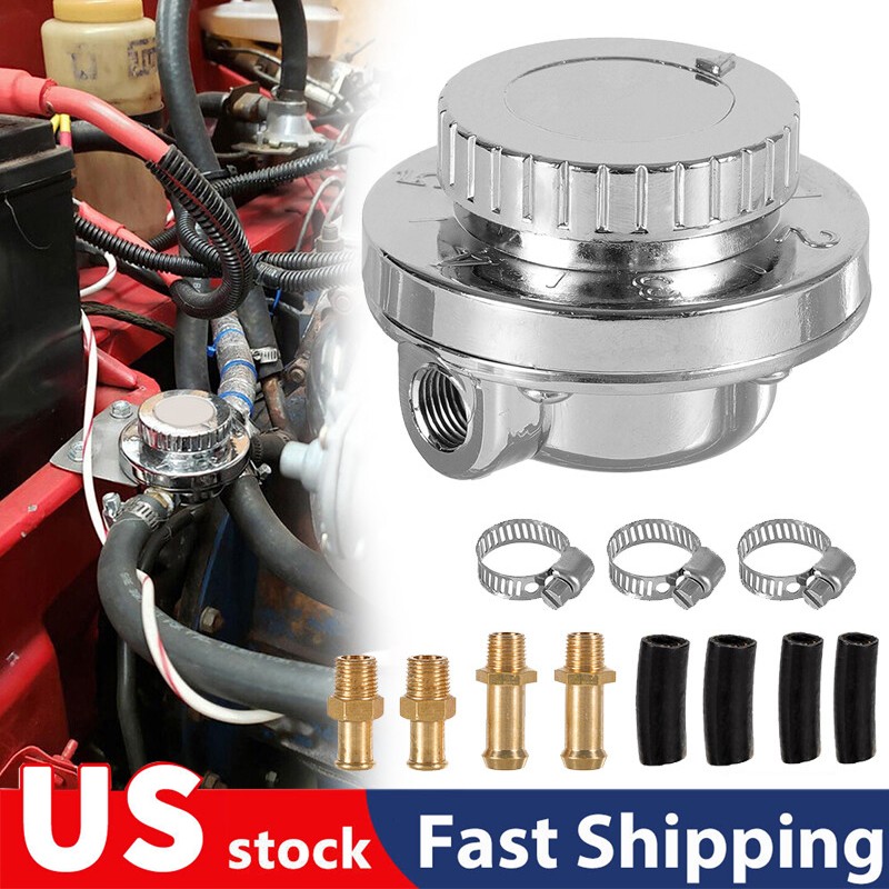 1-6 PSI Universal Adjustable Fuel Pressure Regulator Kit For Carburetor Engine 1-6 PSI Universal Adjustable Fuel Pressure Regulator Kit For Carburetor Engine