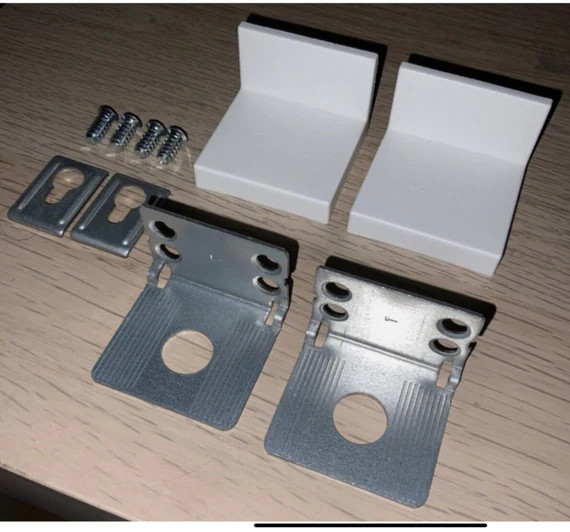 2x IKEA Wall Mount 115753 115754 103693 - 10 Pieces Total White Cover US SELLER 2x IKEA Wall Mount 115753 115754 103693 - 10 Pieces Total White Cover US SELLER