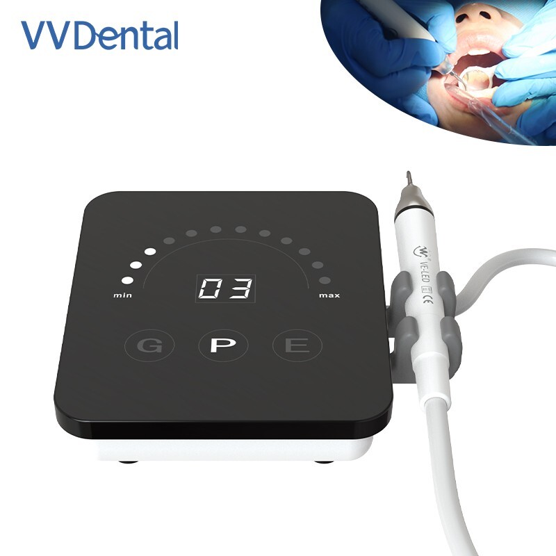 Ultrasonic Dental Piezo Scaler LED Handpiece 5 Tips Fits EMS Cavitron Woodpecker