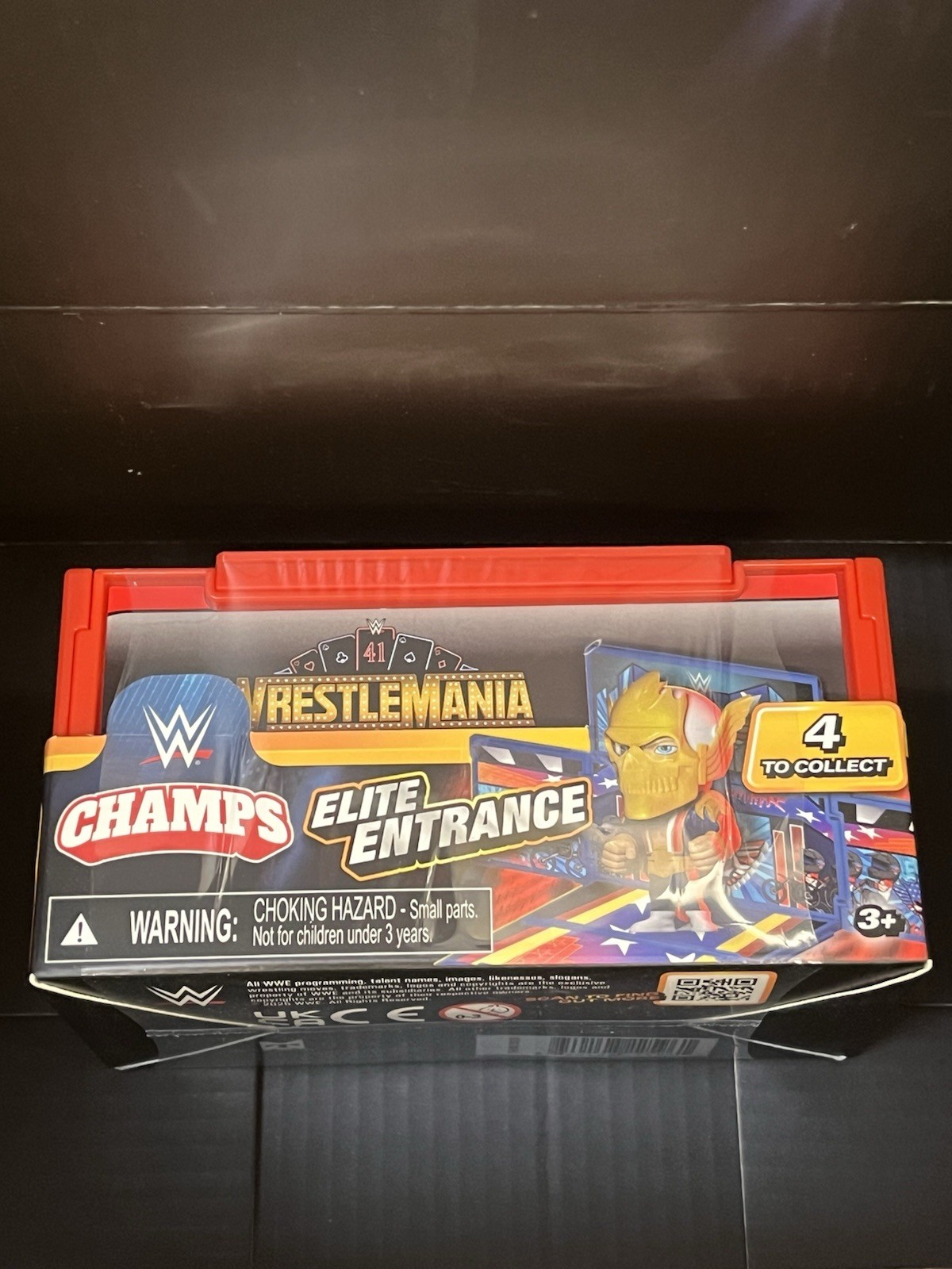 WWE Champs Elite Entrance WrestleMania 41 Tour Bus Figure Set Red Brand New Seal